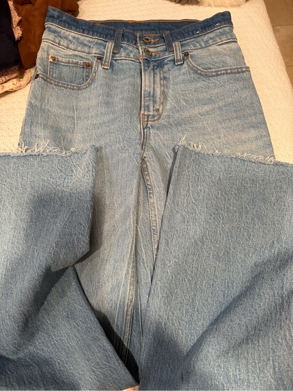 Abercrombie & Fitch Light Blue Bootcut Jeans